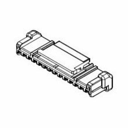 MOLEX Headers & Wire Housings 2.00Mm Micro-Lock  Wire-To-Board Crimp Housing, 6 Circuits, White 5036580600